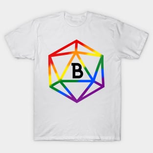 Bisexual Pride Rainbow Dice T-Shirt